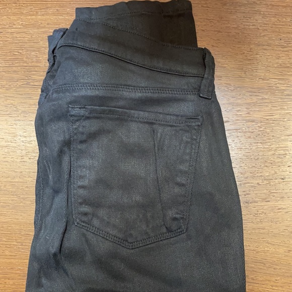 JBrand super skinny Jean in lacquered black. Size 29 - Picture 4 of 6